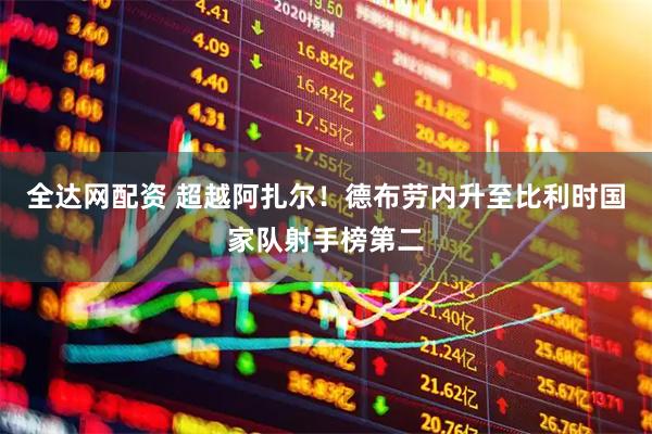 全达网配资 超越阿扎尔！德布劳内升至比利时国家队射手榜第二